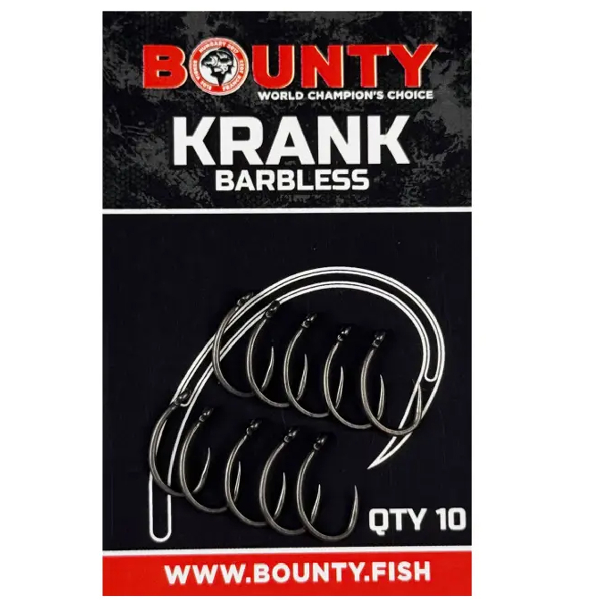 Гачки Bounty Krank MBarbless №12 без борідки
