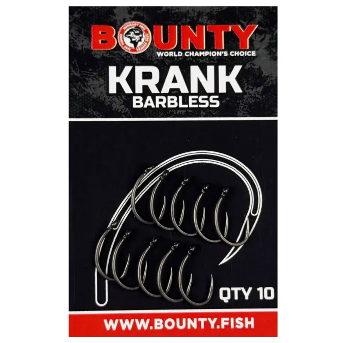Гачки Bounty Krank MBarbless №10 без борідки