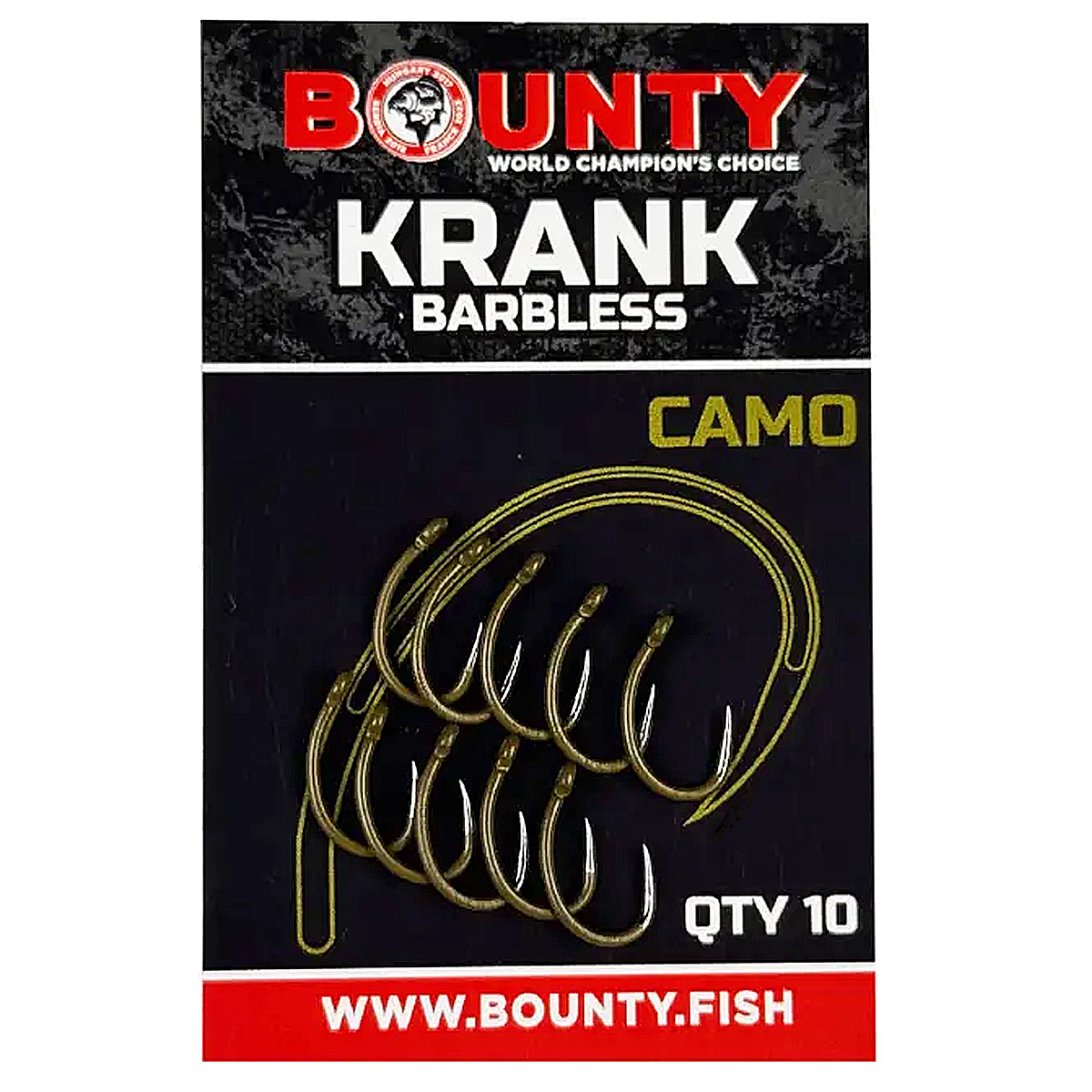 Крючки Bounty Krank Barbless Camo №11 без бородки