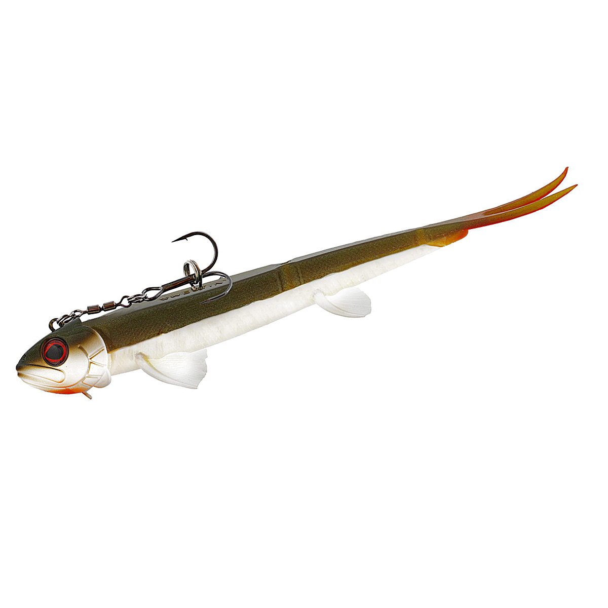 Силікон Westin TwinTeez Pelagic V-TAIL R'N'R 21cm 70g #Bass Orange