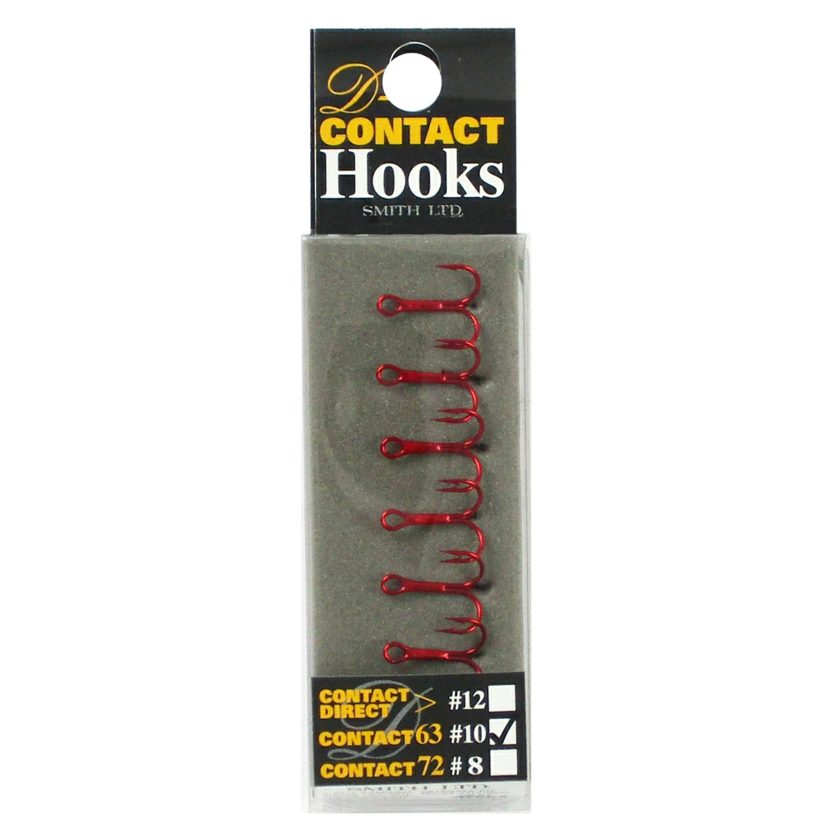 Тройник Smith D-Contact Hook Red #10 7pcs