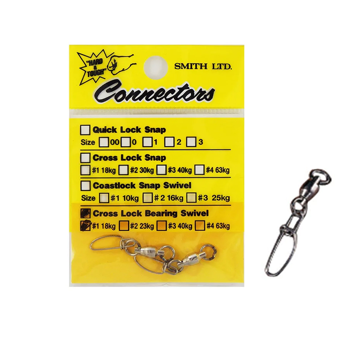Вертлюг с застежкой Smith Cross Lock Bearing Swivel #1