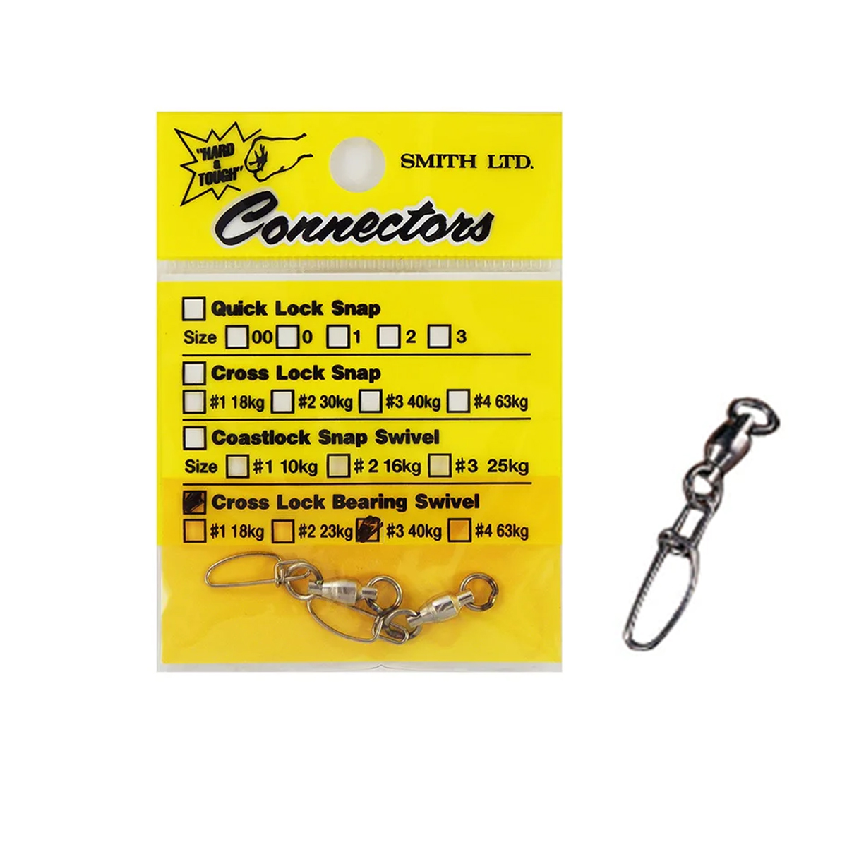 Вертлюг с застежкой Smith Cross Lock Bearing Swivel #3