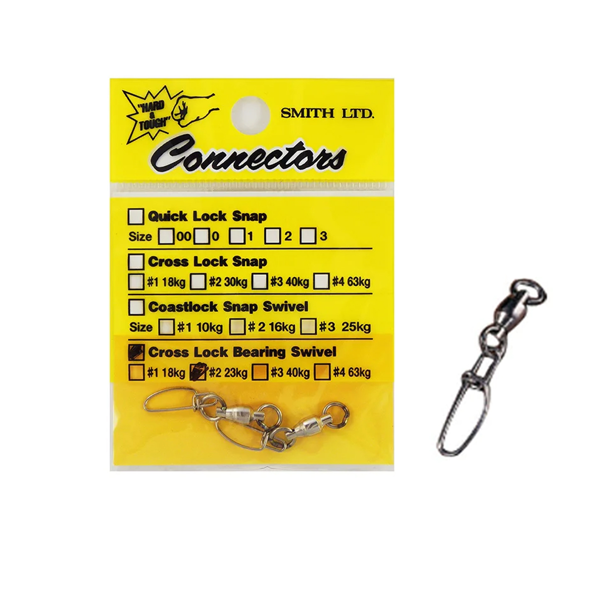 Вертлюг с застежкой Smith Cross Lock Bearing Swivel #2