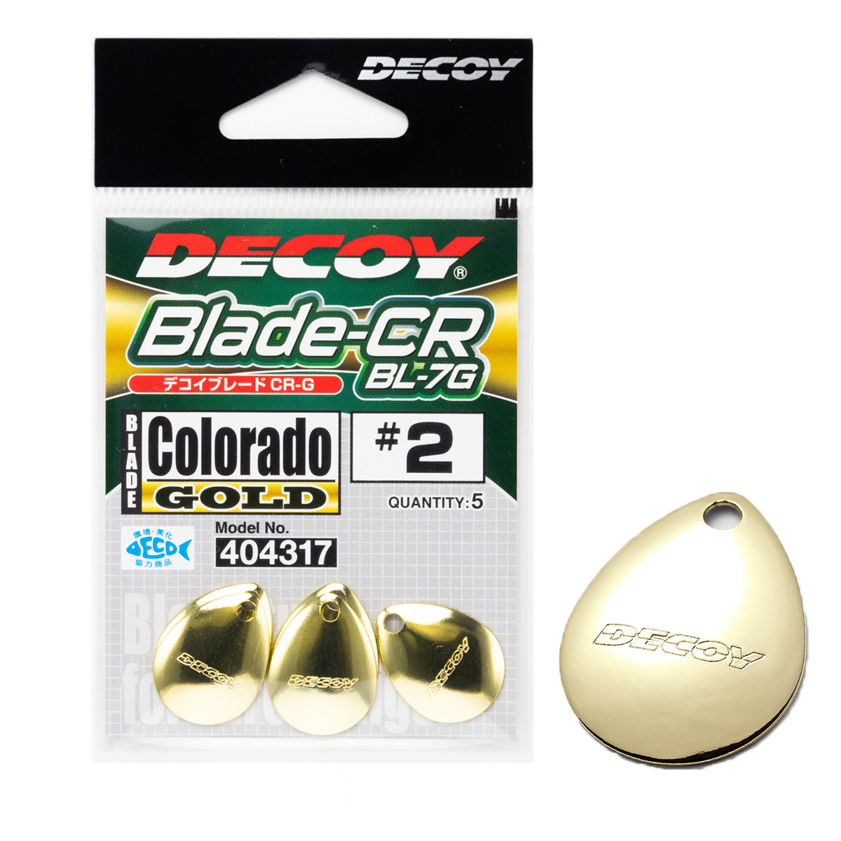 Пелюстка Decoy BL-7 Blade Cr #2 Gold
