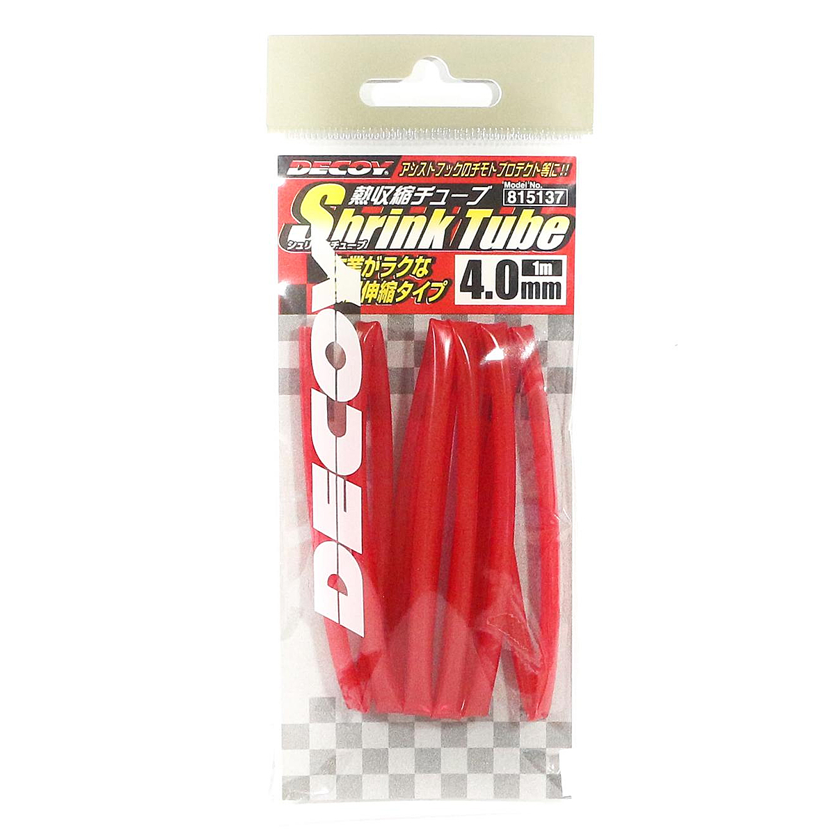Термоусадочная трубка Decoy T-3 Shrink Tube 4mm Red