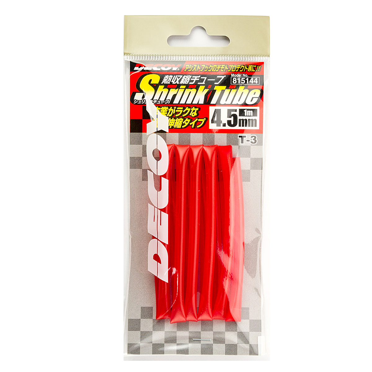 Термоусадочная трубка Decoy T-3 Shrink Tube 4.5mm Red