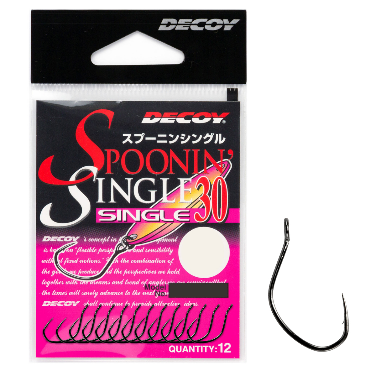 Крючок Decoy Single 30 #12 12pcs