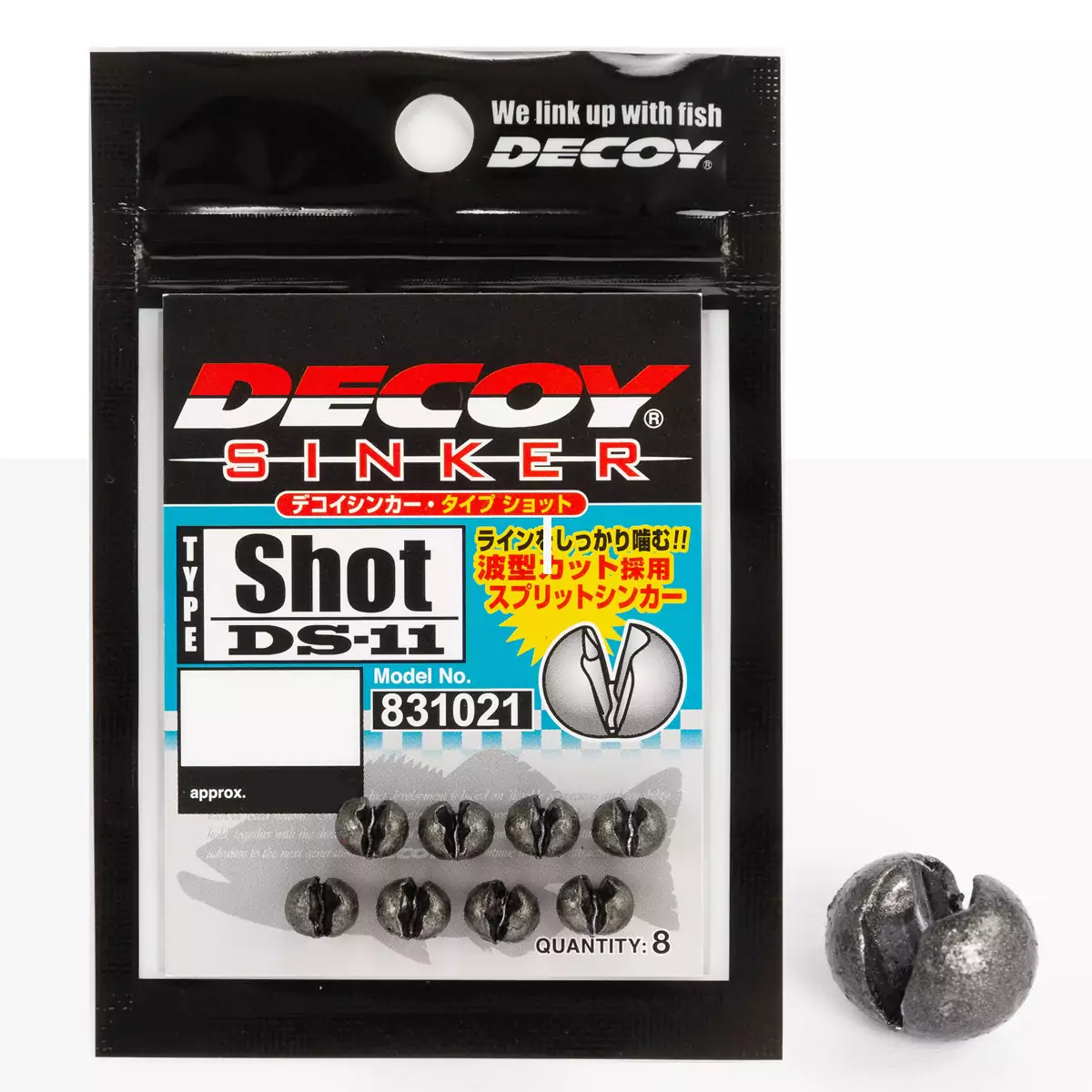 Підвантаження Decoy DS-11 Sinker Type Shot 0.9g 9pcs