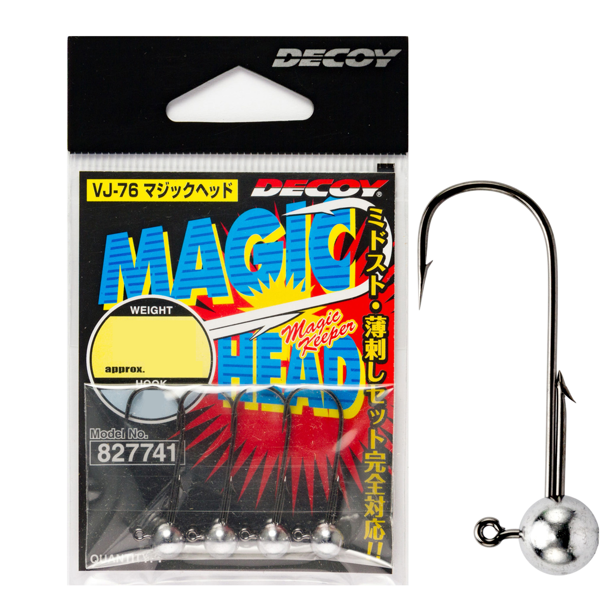 Джигголівка Decoy VJ-76 Magic Head #3 3.5g 4pcs