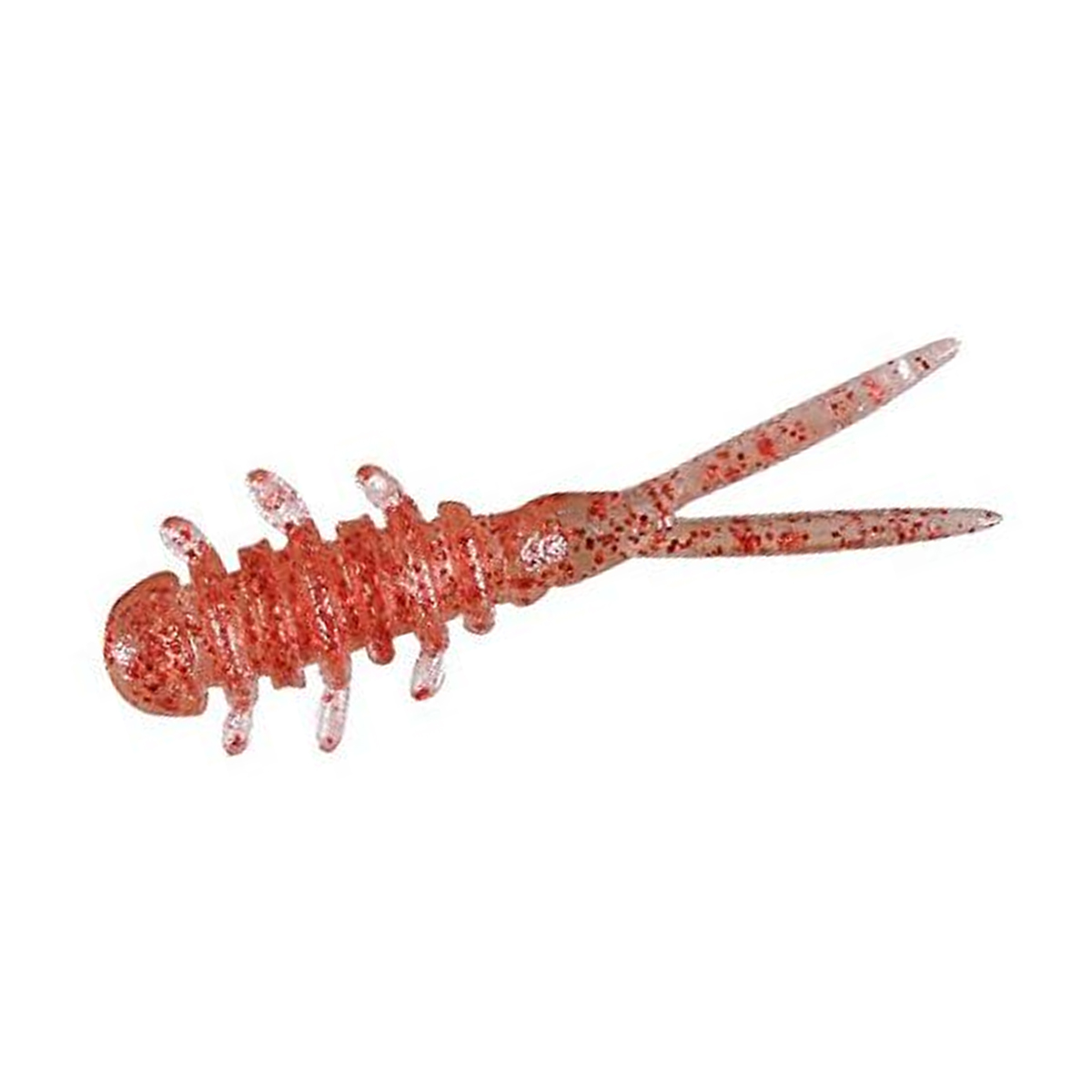 Силикон Jackall AMIAMI MICRO 1" 10pcs #CLEAR RED FLAKE