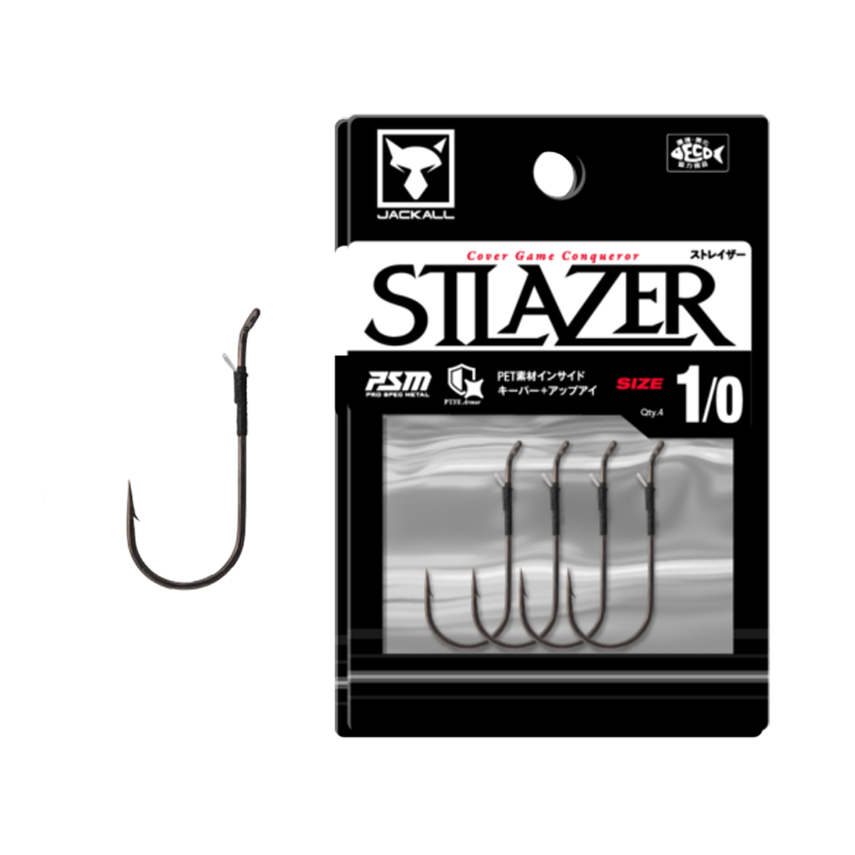 Крючок Jackall Stlazer #1/0 4pcs