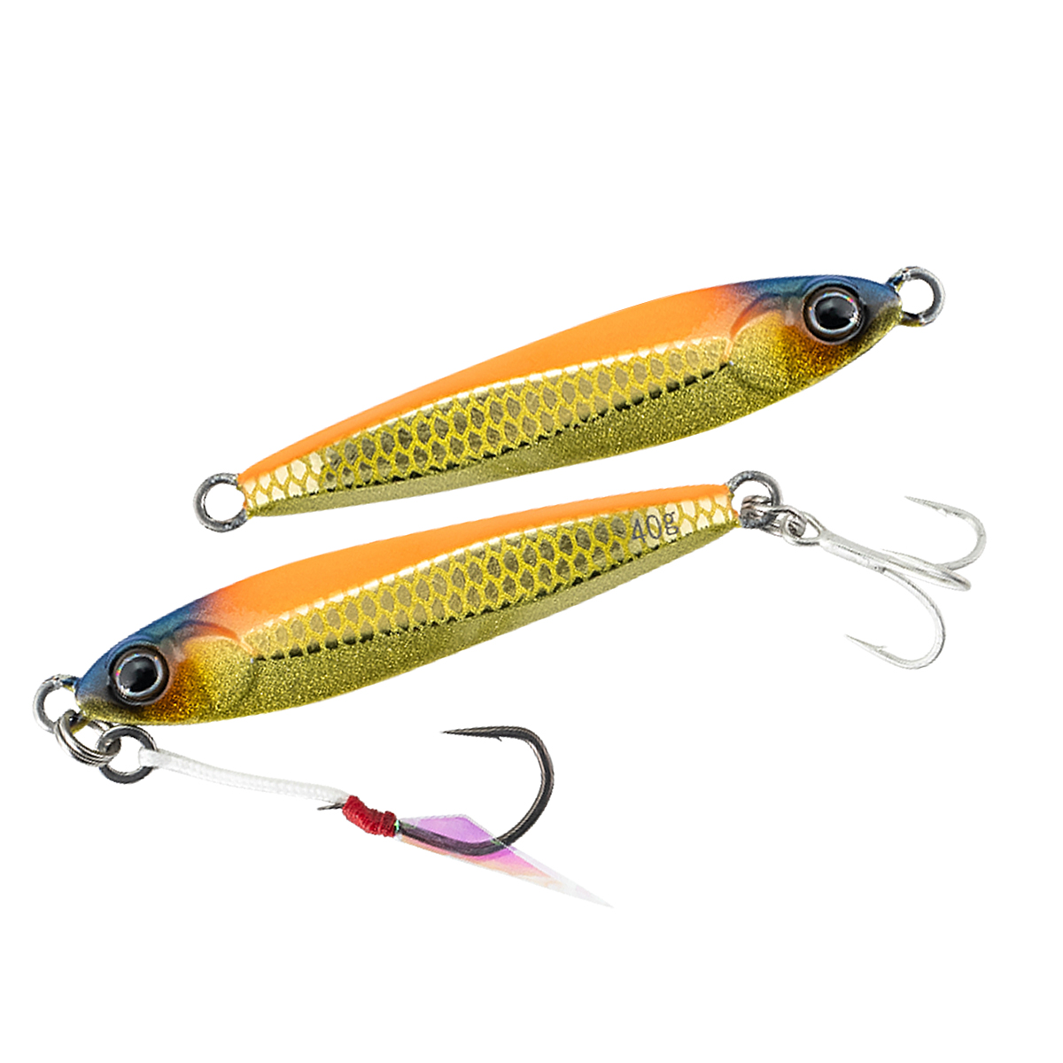 Пилькер Jackall Big Backer JIG 54mm 20g #Shogotan Orange Gold
