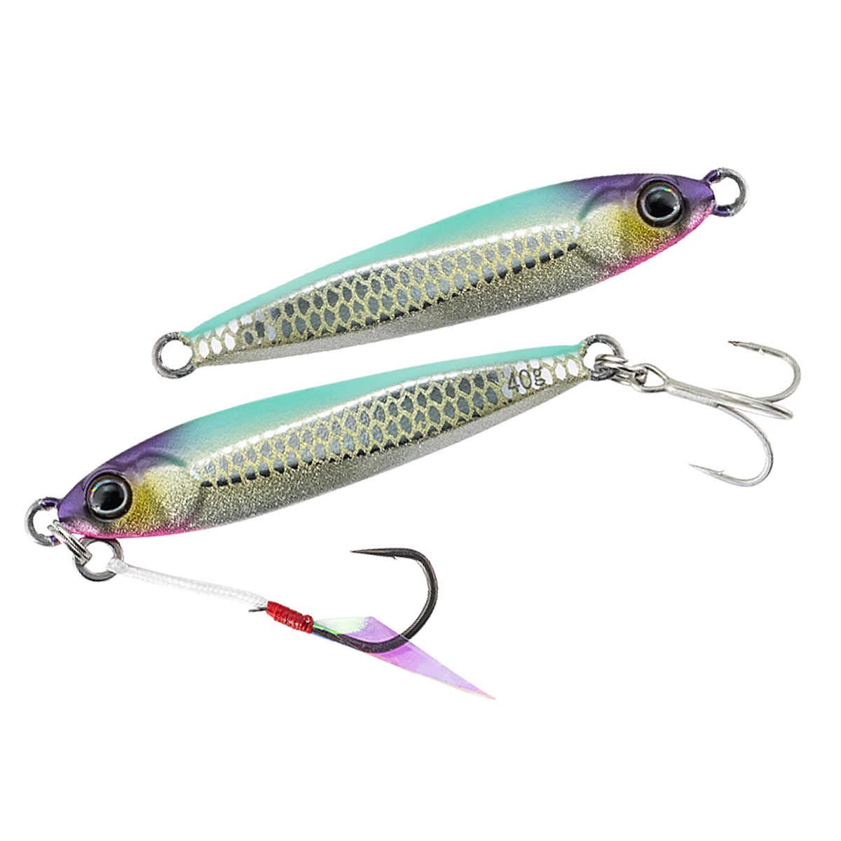 Пилькер Jackall Big Backer JIG 68mm 40g #Shogotan Kibinago