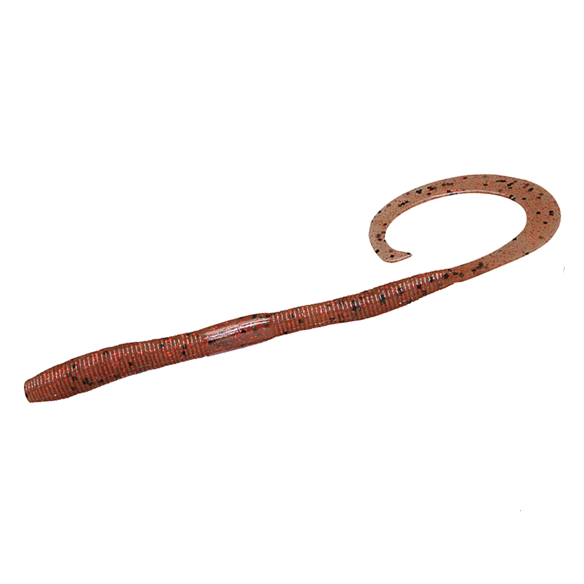 Силікон Jackall Flick Curly 4.8" 8pcs #Ebi Miso Red Flake