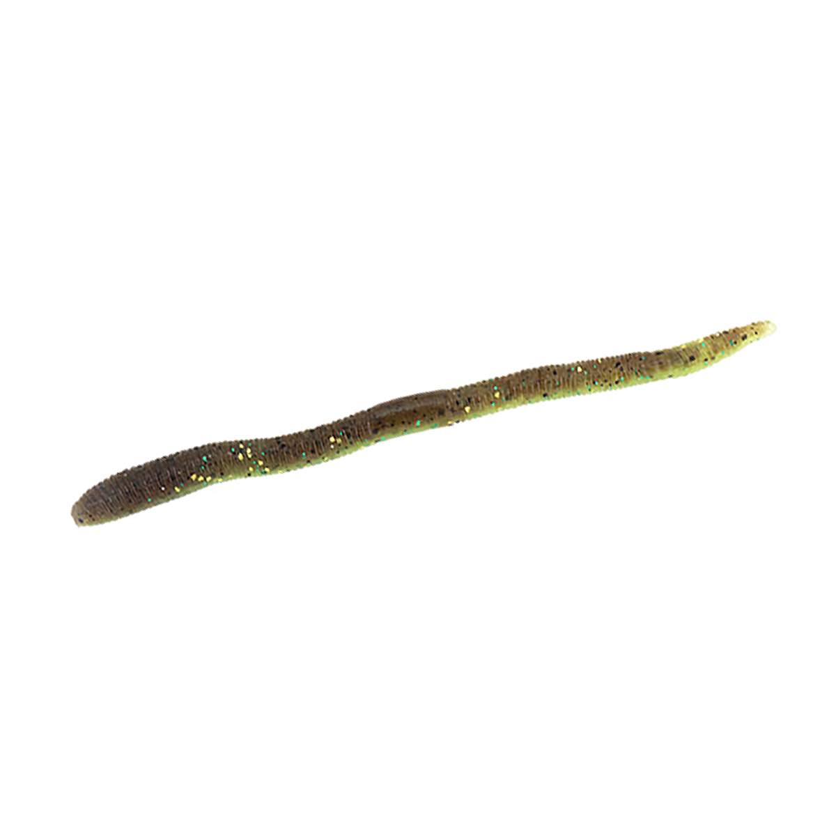 Силікон Jackall Flick Shake 3.8" 10pcs 2-Tone #Green Pumpkin/Gold Chart