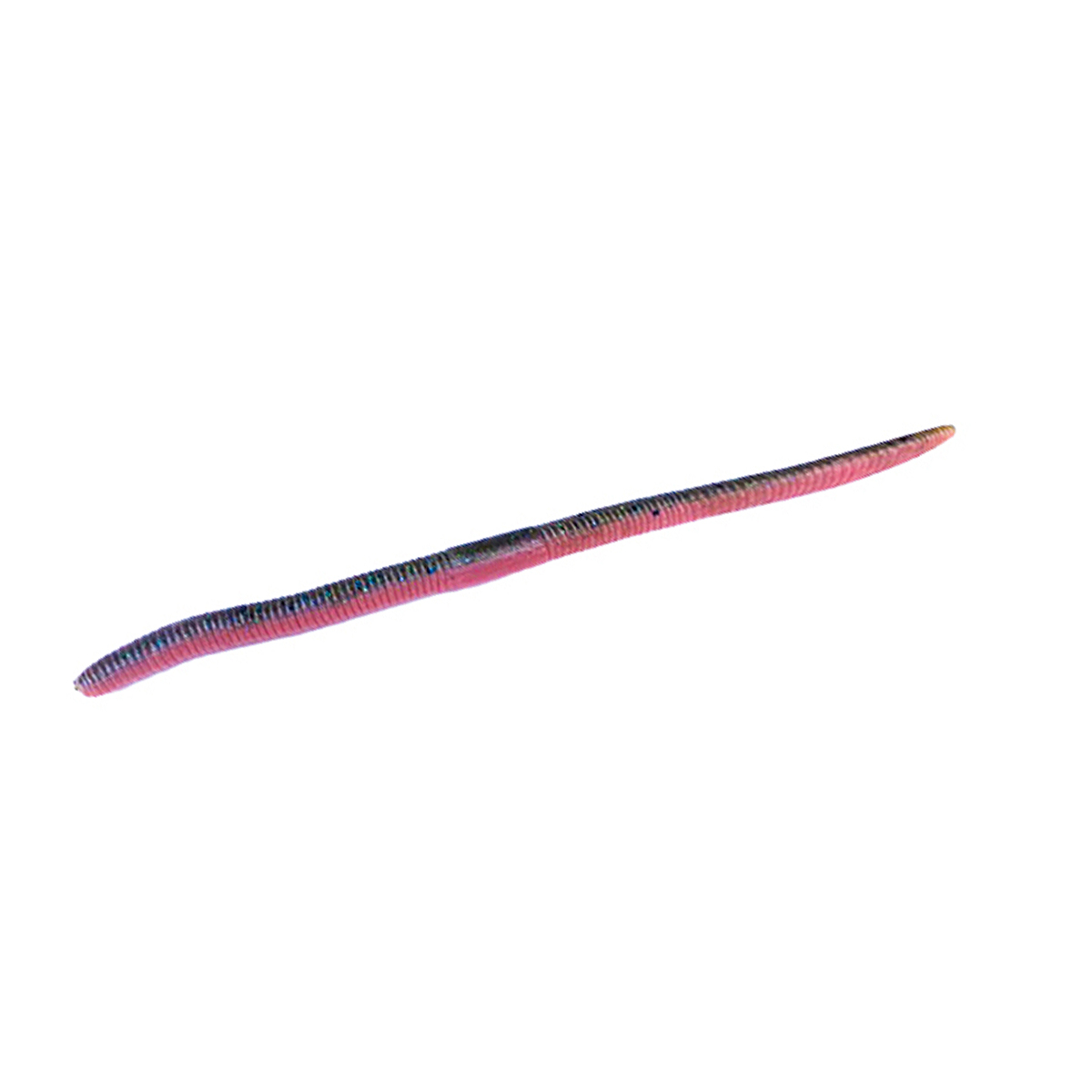 Силікон Jackall Flick Shake 3.8" 10pcs 2-Tone #Green Pumpkin Goby/Worm