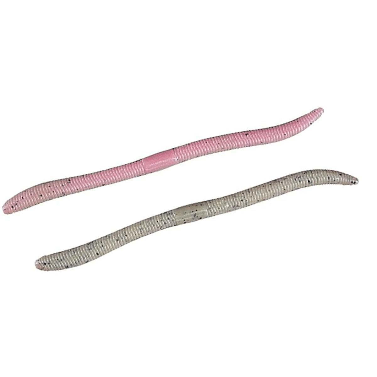 Силікон Jackall Flick Shake 3.8" 10pcs 2-Tone #Muddy Worm(Taniyama Color)