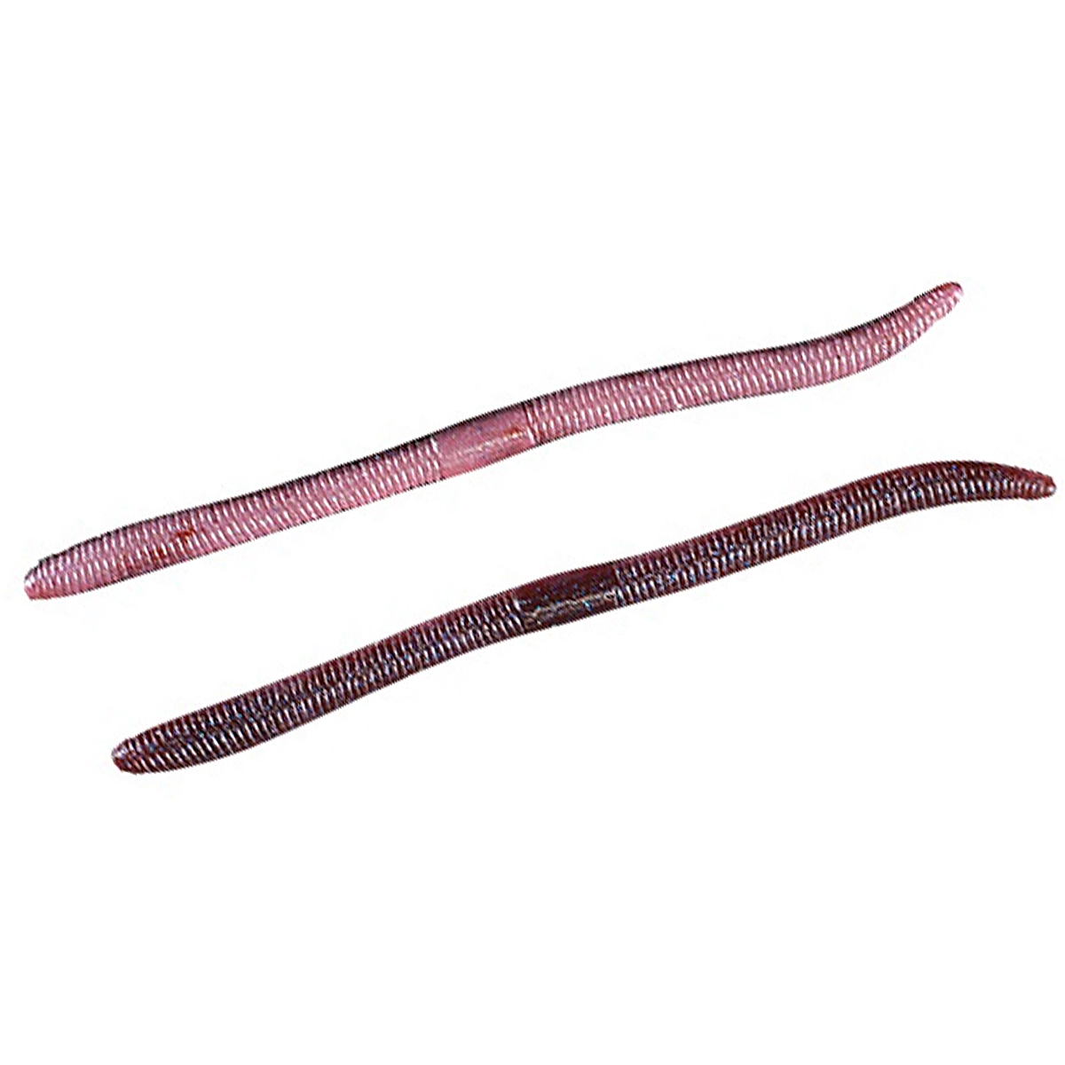 Силікон Jackall Flick Shake 4.8" 8pcs 2-Tone #Delicious Worm(Taniyama Color)