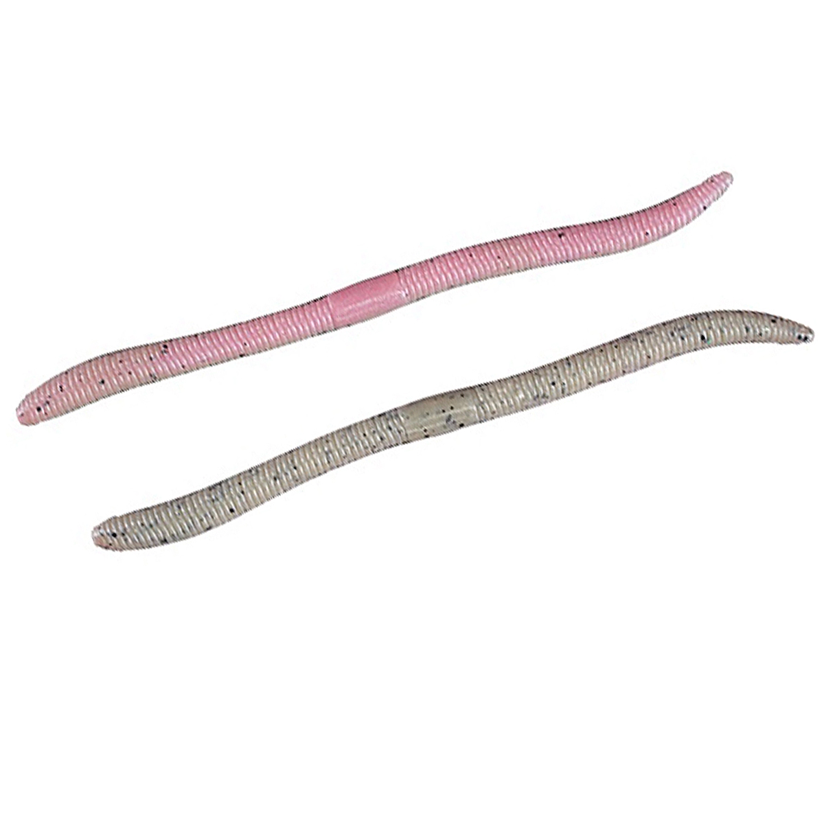 Силікон Jackall Flick Shake 4.8" 8pcs 2-Tone #Muddy Worm(Taniyama Color)