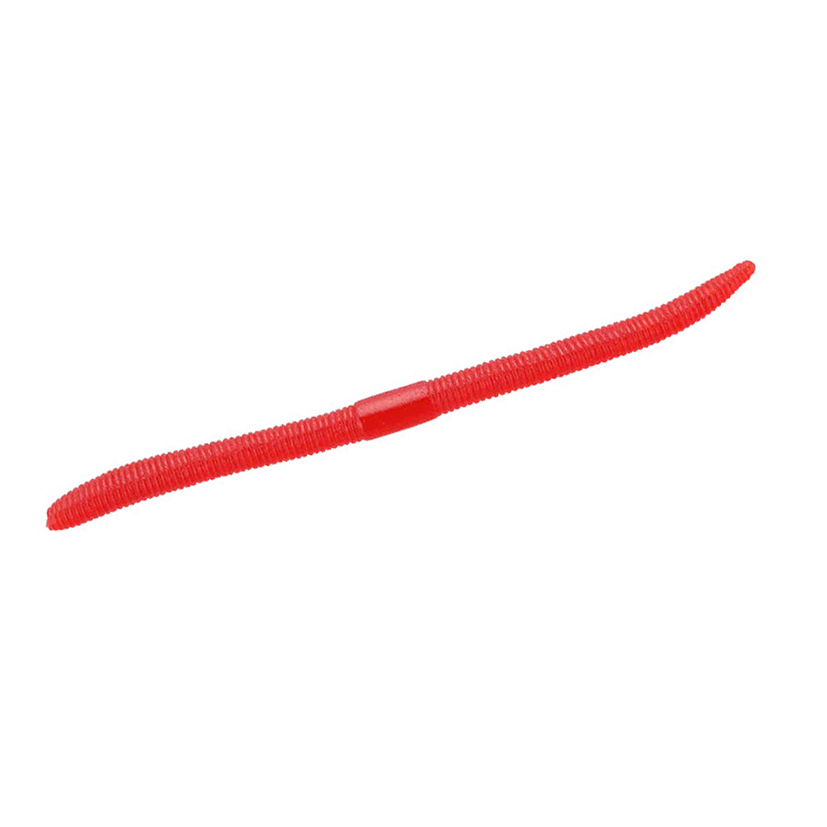 Силікон Jackall Flick Shake 6.8" 7pcs #Clear Biwako Red