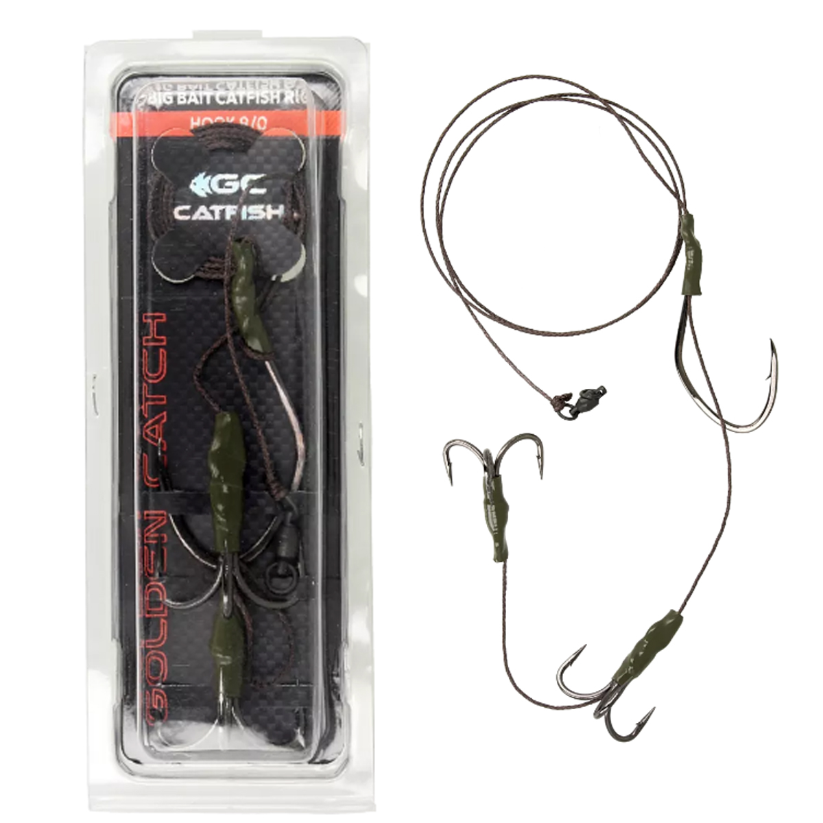 Снасть сомовая GC Big Bait Catfish Rig 6/0