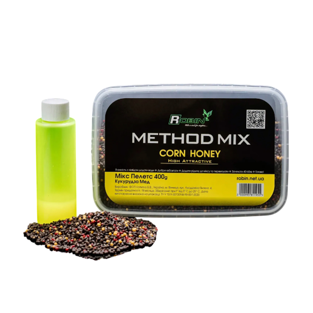 Метод Микс Robin High Attractive Corn-Honey 400g