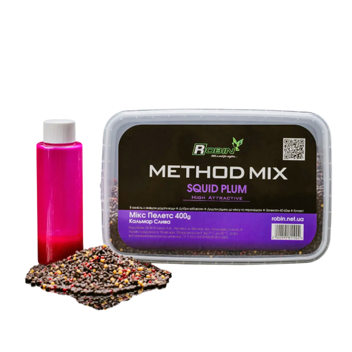 Метод Микс Robin High Attractive Squid-Plum 400g
