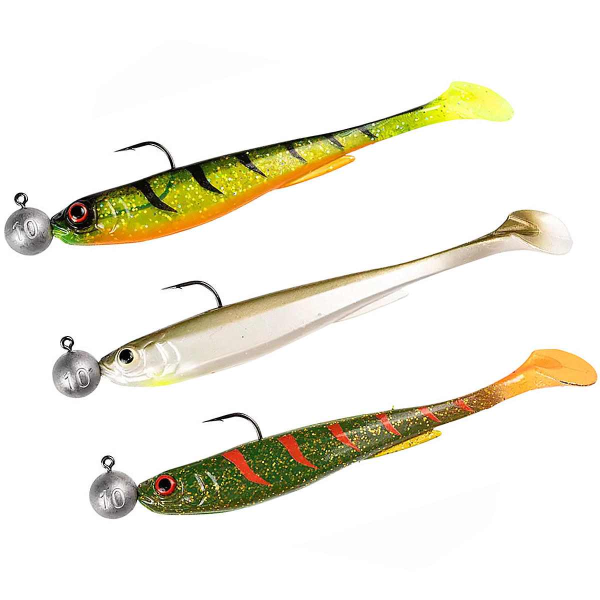 Силикон Daiwa Prorex Slim Shady 105mm 8.0g #Perch/Zander Set