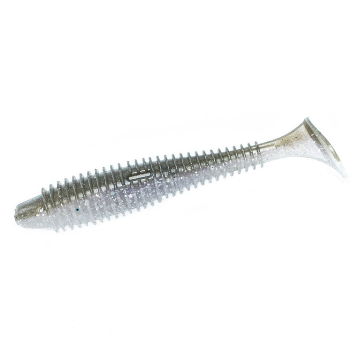 Силикон Angry Baits Fatik 3.8" 4pc #55 Rainbow Trout UV