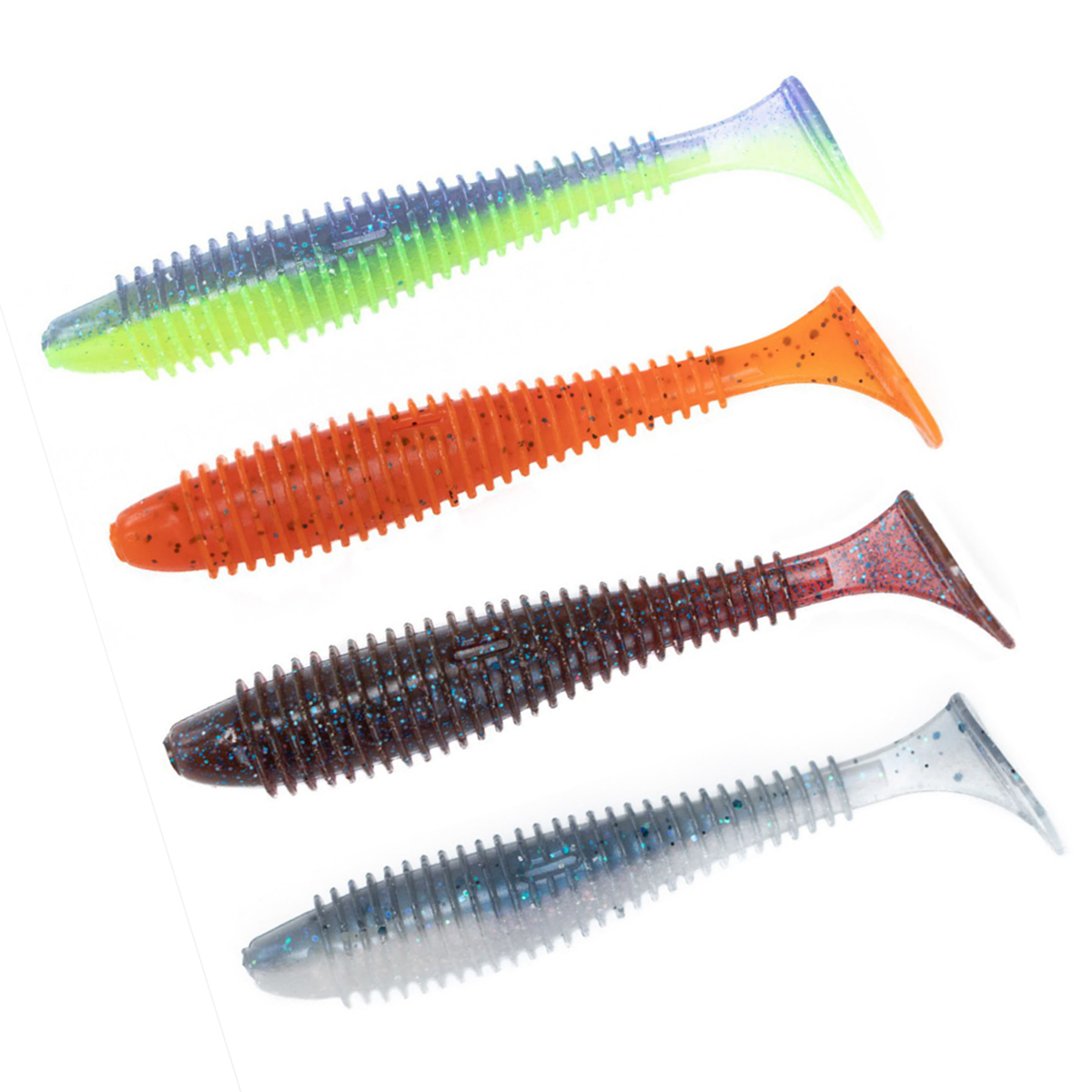 Силикон Angry Baits Fatik 3.8" 4pc #25 AB MIX1