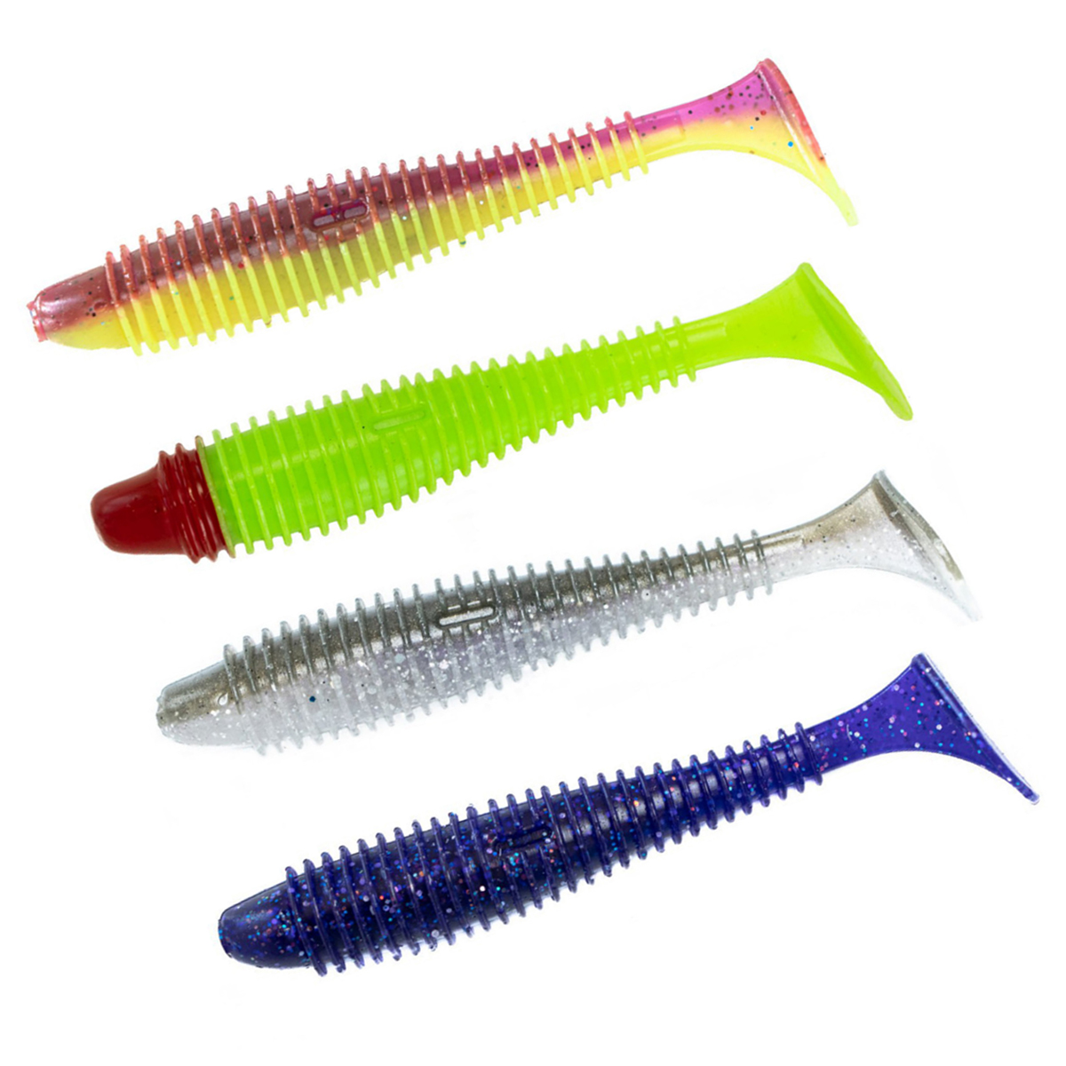 Силикон Angry Baits Fatik 3.8" 4pc #28 AB MIX4