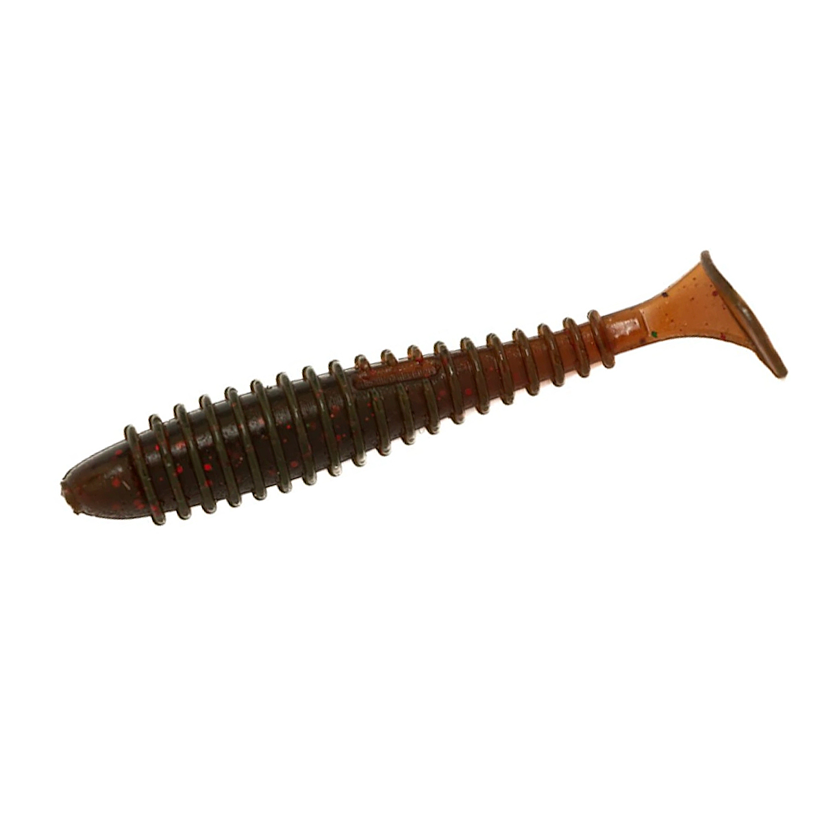 Силікон Angry Baits Shiner 3" 6pc #08 Motor Oil UV