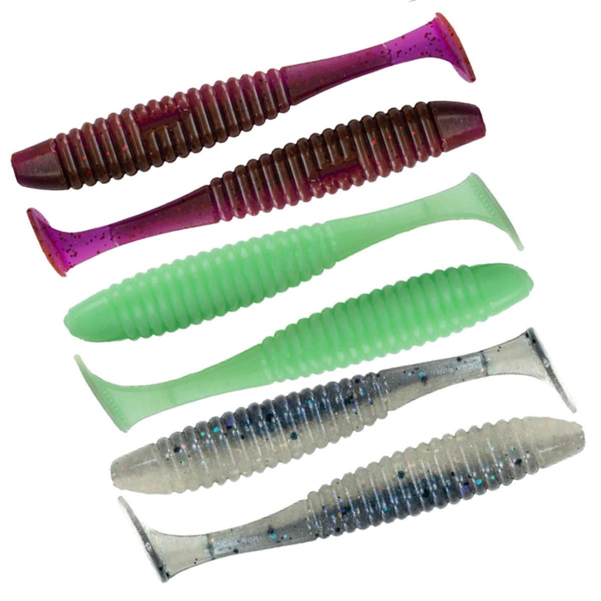 Силікон Angry Baits Shiner 3" 6pc #37 AB MIX11
