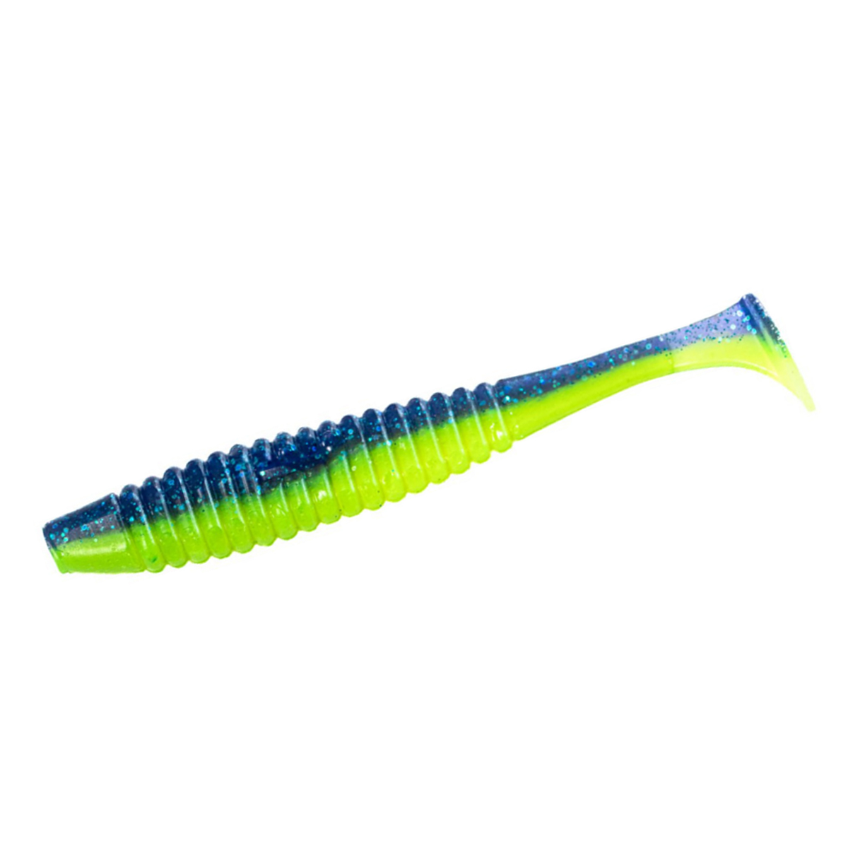 Силікон Angry Baits Shiner 4" 4pc #05 Acid Violet UV