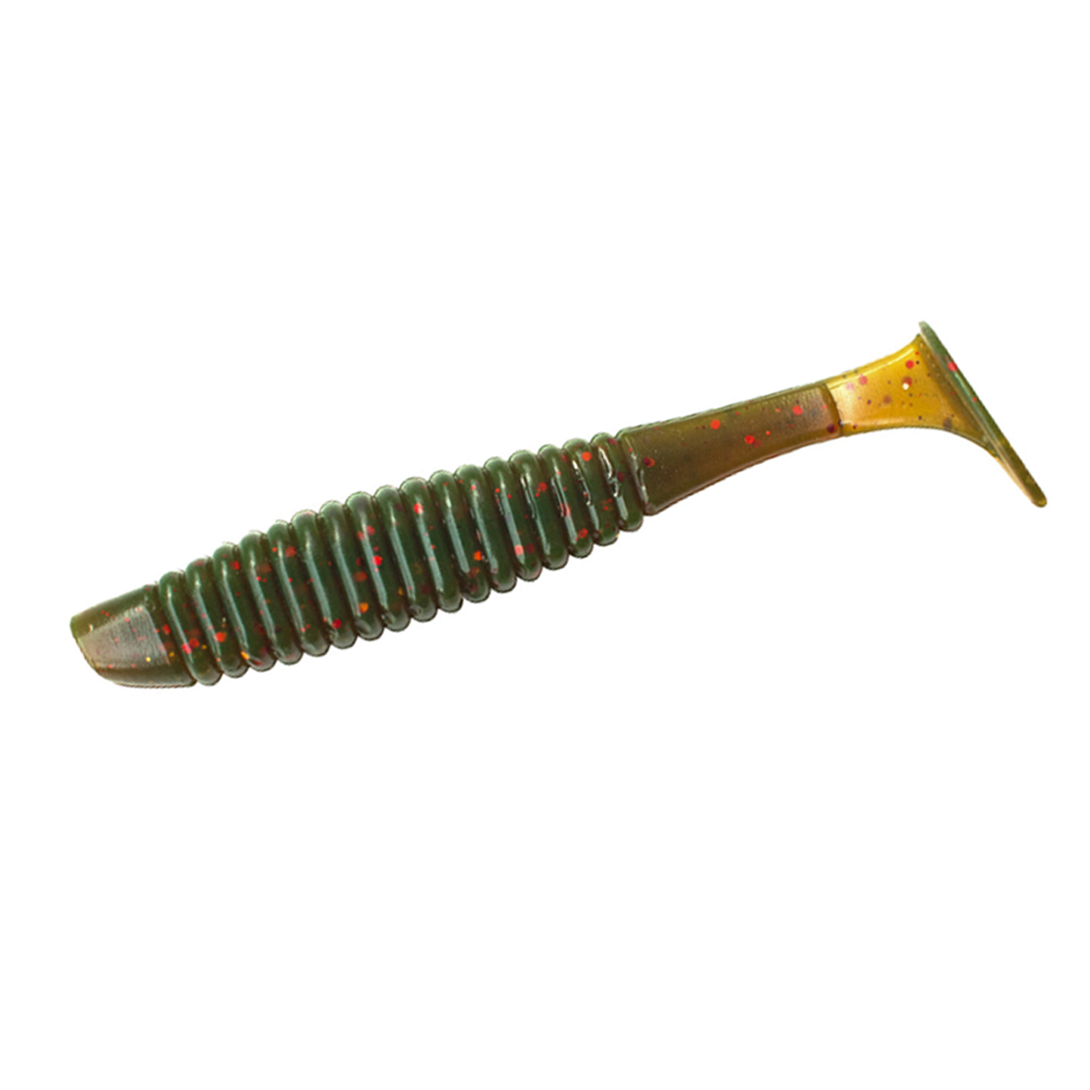 Силікон Angry Baits Shiner 4" 4pc #08 Motor Oil UV