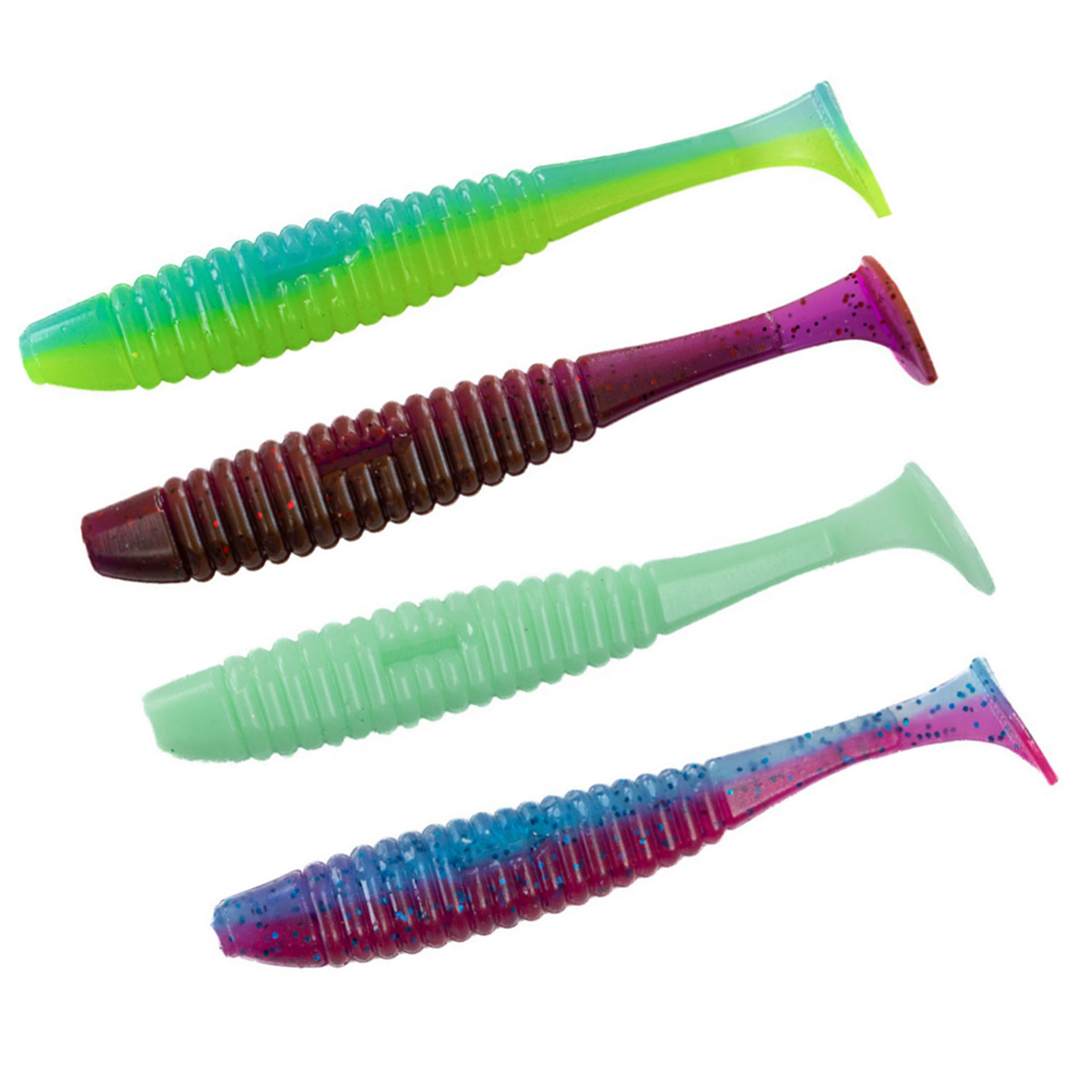 Силікон Angry Baits Shiner 5" 4pc #27 AB MIX3
