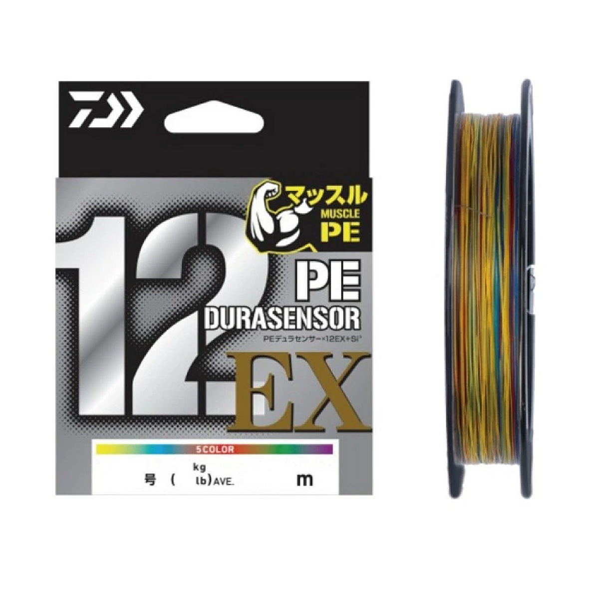 Шнур Daiwa UVF PE Dura Sensor 12EX+Si3 5C 100m 31kg 0.330mm #4.0