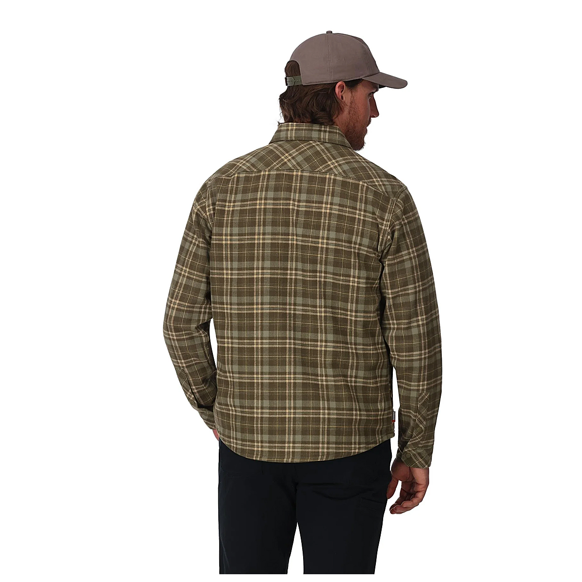 Сорочка Simms Coldweather Shacket Schooner Plaid: Loden S фото 3