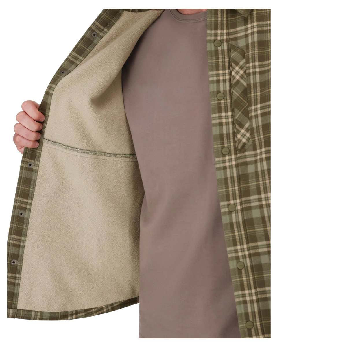 Сорочка Simms Coldweather Shacket Schooner Plaid: Loden L фото 5