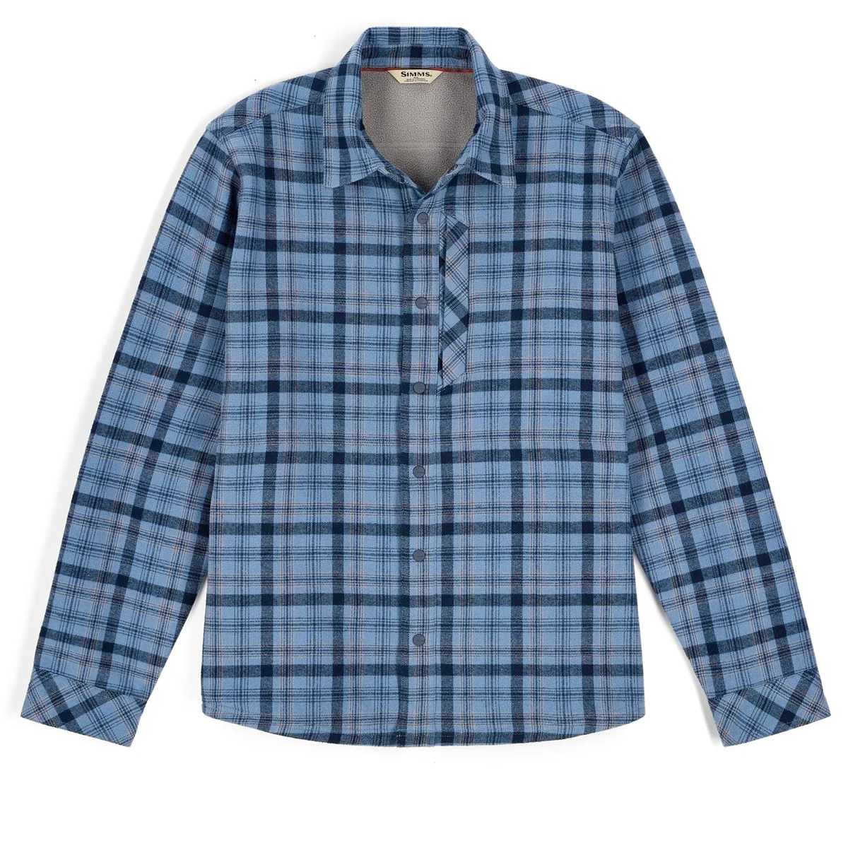 Рубашка Simms Coldweather Shacket Schooner Plaid: Albacore L фото 2
