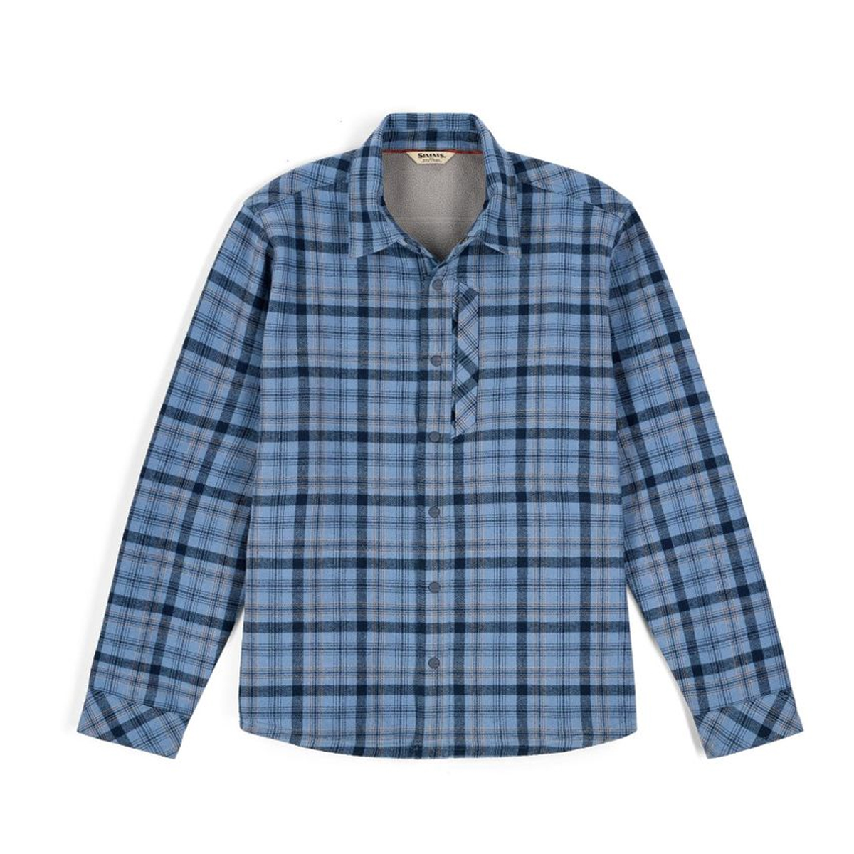 Сорочка Simms Coldweather Shacket Schooner Plaid: Albacore XXL