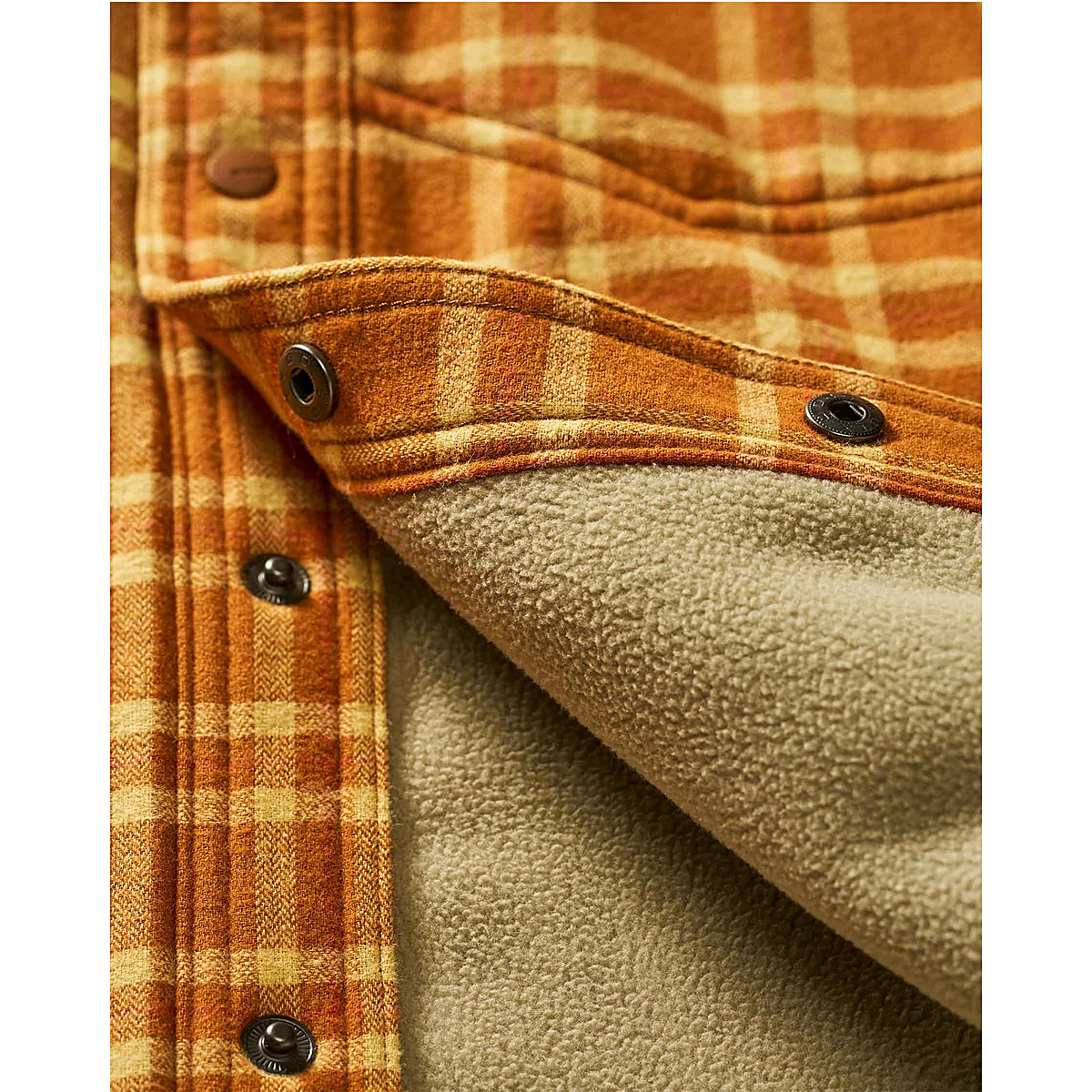 Сорочка Simms Coldweather Hooded Shacket Wakemup Plaid: Cork S фото 7