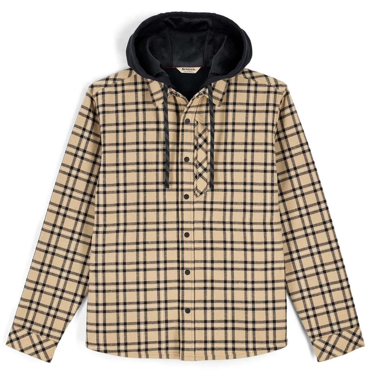 Сорочка Simms Coldweather Hooded Shacket Wakemup Plaid: Cork L фото 2