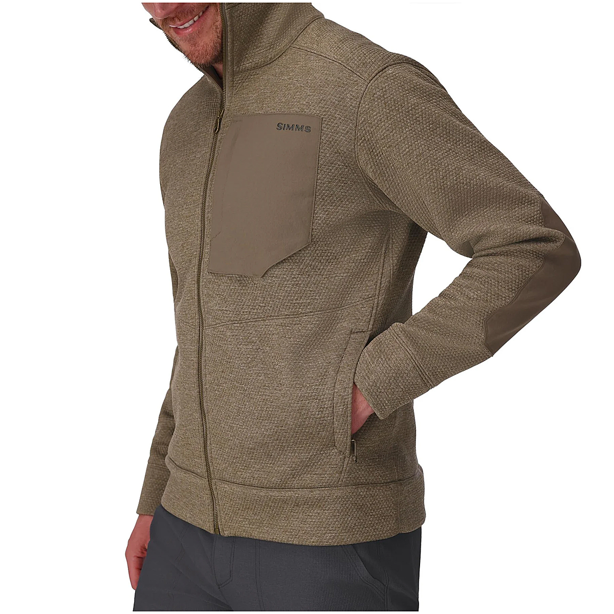 Кофта Simms Harbor Fleece Sturgeon Heather S фото 4