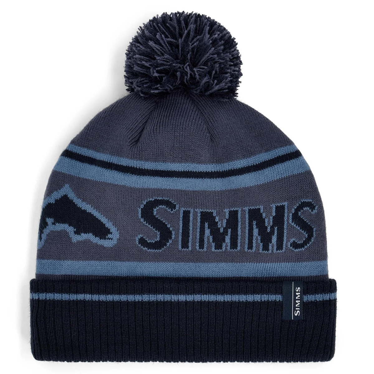 Шапка Simms Tip-Up Pom Beanie Huckleberry фото 2
