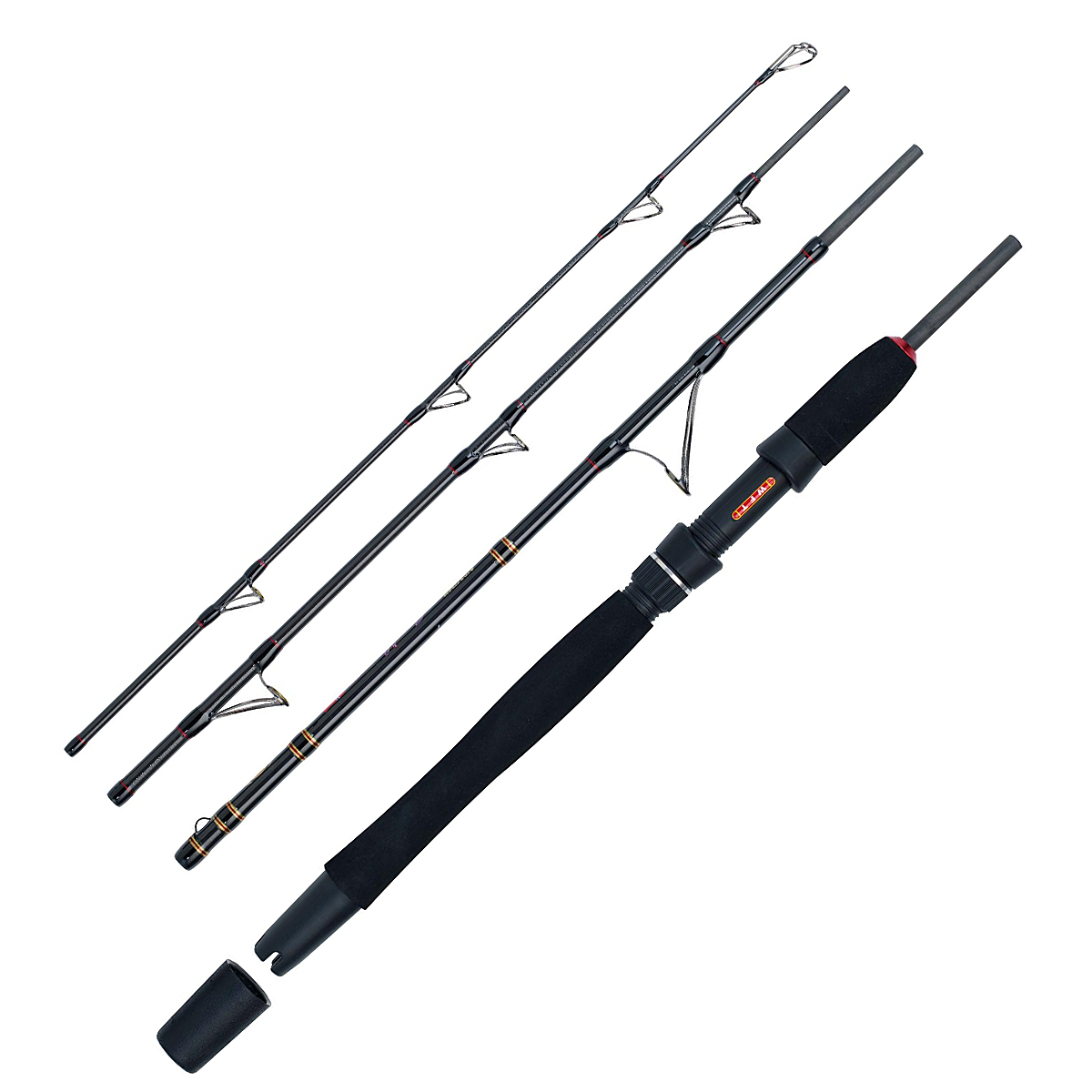 Спиннинг WFT Go North II 4pcs. 30lbs 2,10m 200-600g
