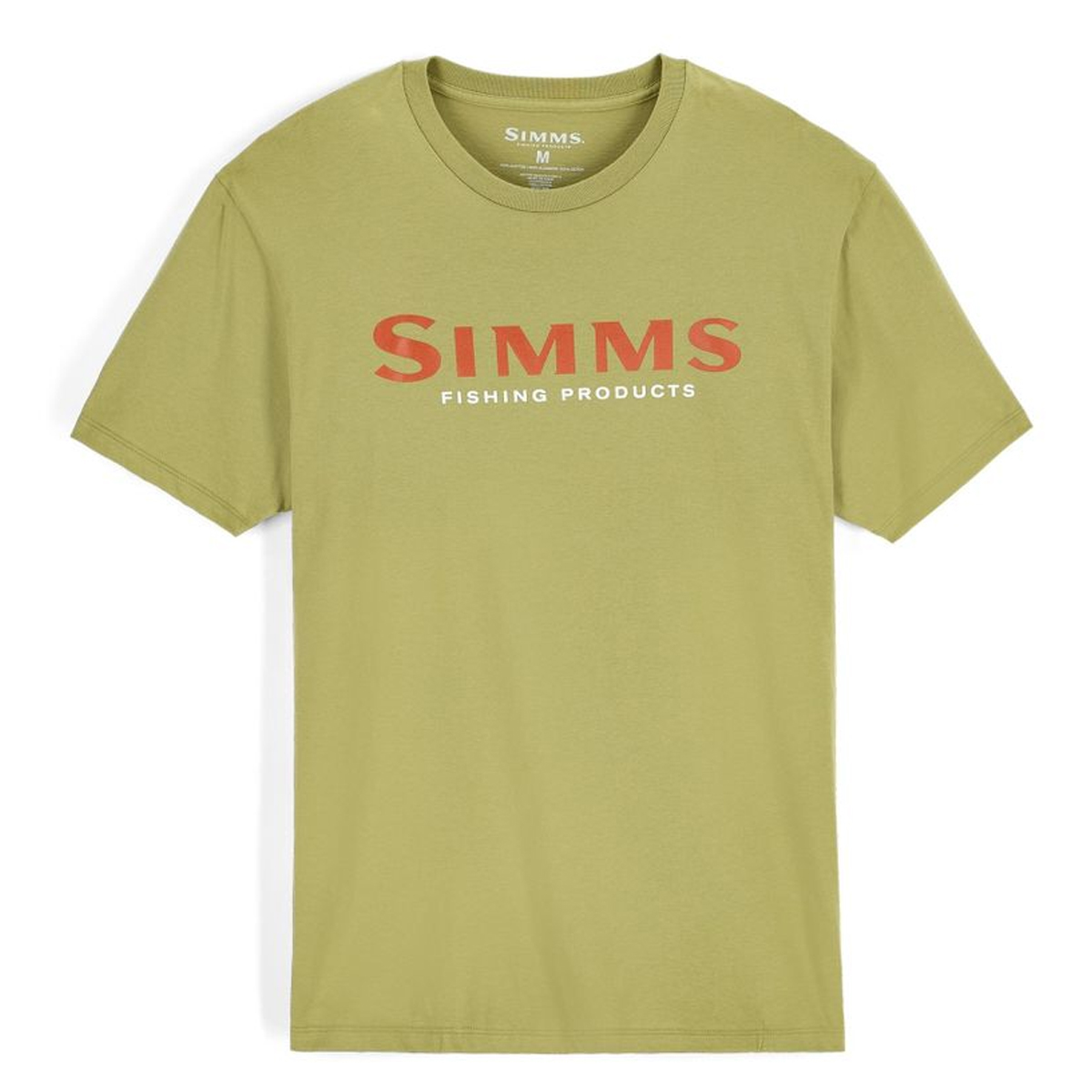 Футболка Simms Logo T-shirt Tent Green M фото 2