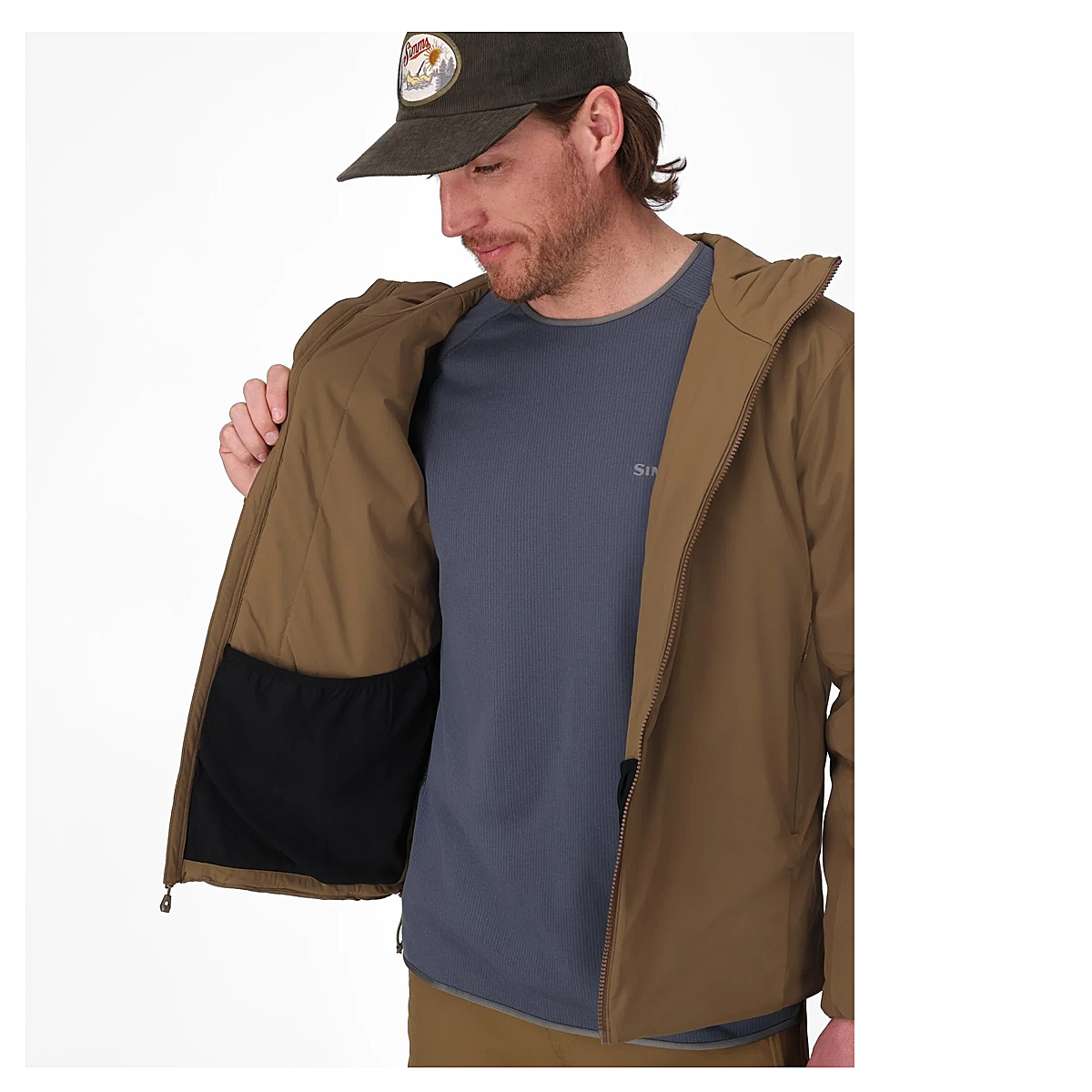Куртка Simms Midstream Hooded Jacket Jasper S фото 8