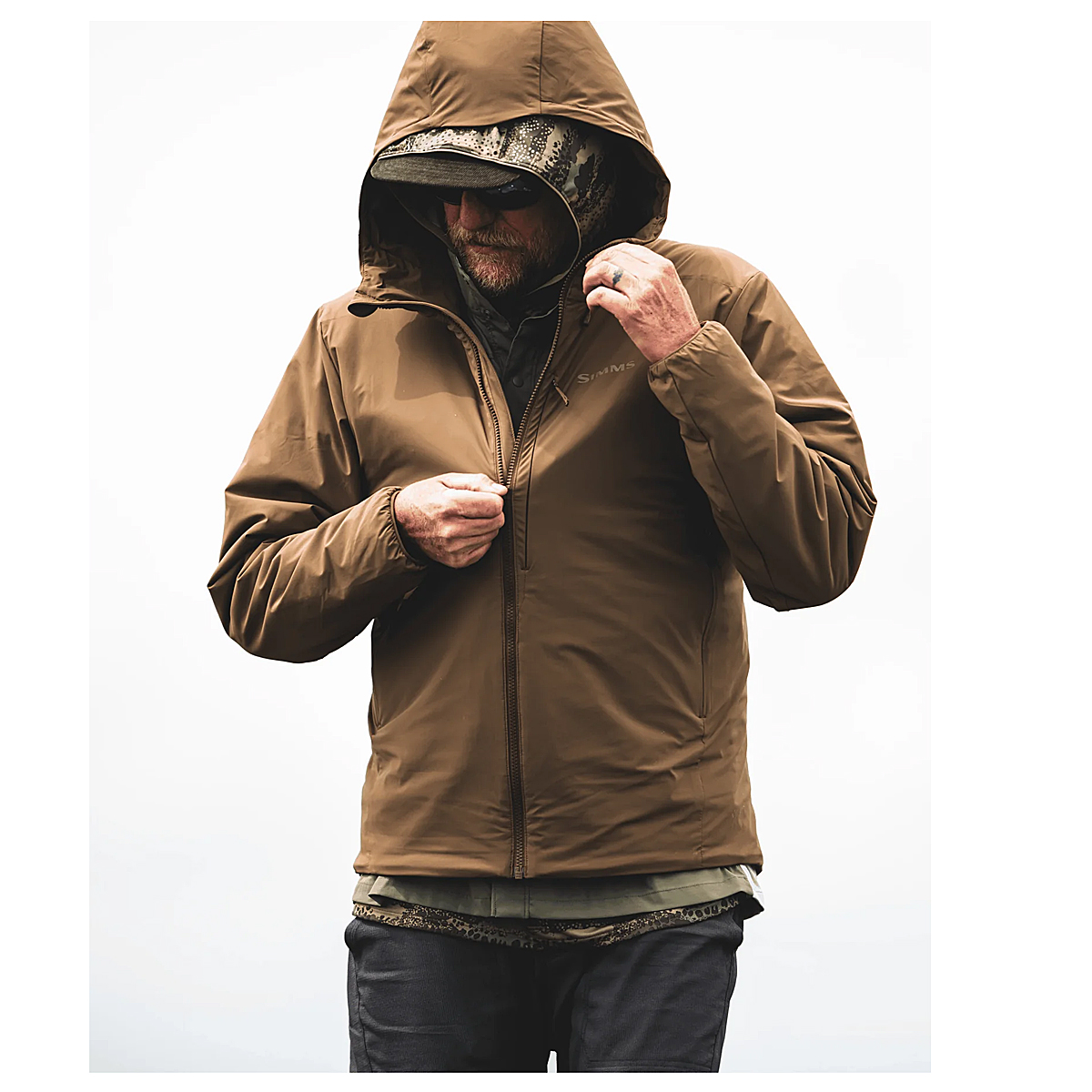 Куртка Simms Midstream Hooded Jacket Jasper L фото 5